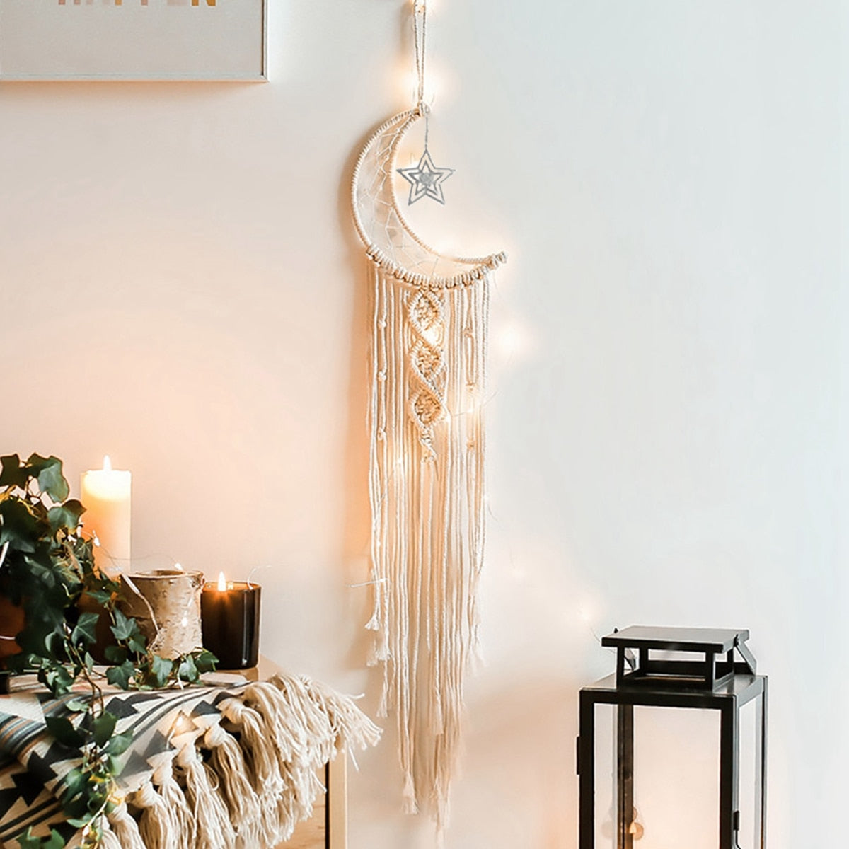 CARA CAMILLA™ MAKRAMEE-TRAUMFÄNGER FÜR EINEN GEMÜTLICHEN BOHO-LOOK